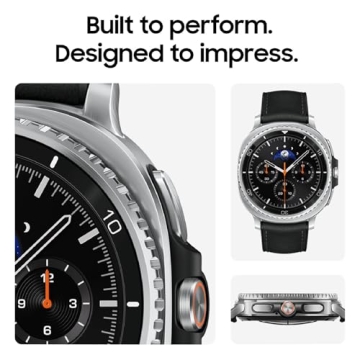 Samsung Galaxy Watch 8 Classic (2025) 46mm LTE Smartwatch, Cushion Design, Rotating Bezel, Quick But...