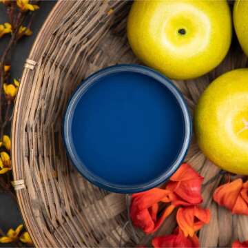 Dixie Belle Paint Company Chalk Finish Furniture Paint | Bunker Hill (16oz) | Matte Indigo Blue Chic Chalk Mineral Paint | DIY Furniture Paint