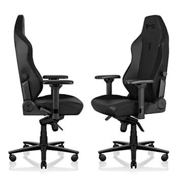 Secretlab Titan Evo Black Gaming Chair - Reclining, Ergonomic & Comfortable Computer Chair with 4D Armrests, Magnetic Head Pillow & 4-Way Lumbar Support - Black - Leatherette