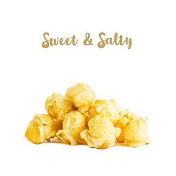 Popinsanity Gourmet Popcorn Variety Gift, Oprah’s Favorite Things! 6.5 Gallon Tin Overflowing with 3 Popular Flavors of Our Cookies N' Cream, Caramel Chocolate Drizzle, Sweet N' Salty up to 100 People