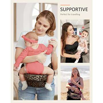 Durable BABYMUST Baby Carrier with Ergonomic Design and Pockets