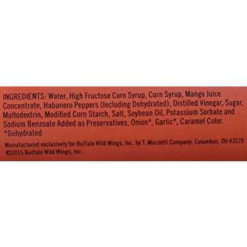Buffalo Wild Wings Sauce (Mango Habanero) 12 Fl oz