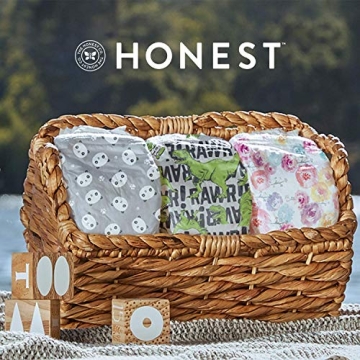 The Honest Company Diapers in Rose Blossom Print - Hypoallergenic
