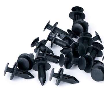 Xprite Grille Fastener Rivet Clips Push Pin Retainer Compatible with 2007-2018 Jeep Wrangler JK, Hig...