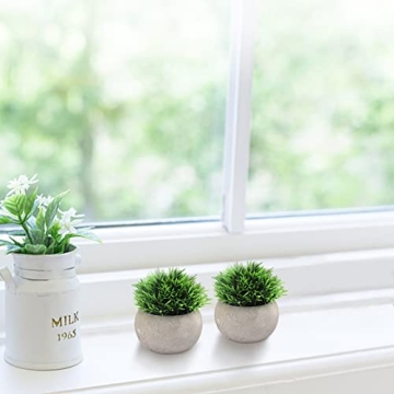 Stylish Small Faux Potted Plants for Home and Office