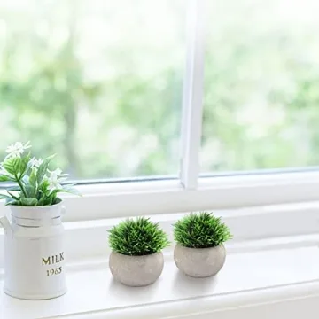 Stylish Small Faux Potted Plants for Home and Office