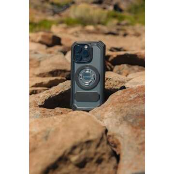 Rokform Case Compatible with iPhone 16 Pro, Crystal Series, Magnetic Cover (Clear)