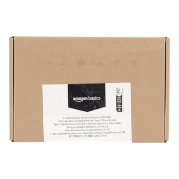 Amazon Basics 24-Pack C Cell Alkaline Batteries