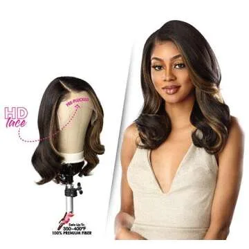 Sensationnel butta lace HD Lace Pre Plucked Virtually Undetectable Wider Parting Ear To Ear Lace BUTTA UNIT 13 (BALAYAGEMOCHA)