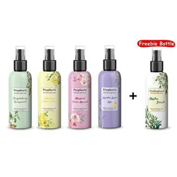 Pre Poop Toilet Spray, Peuphoria toilet odor eliminator, 4pack + 1Gift bottle, 2.5 Oz travel size