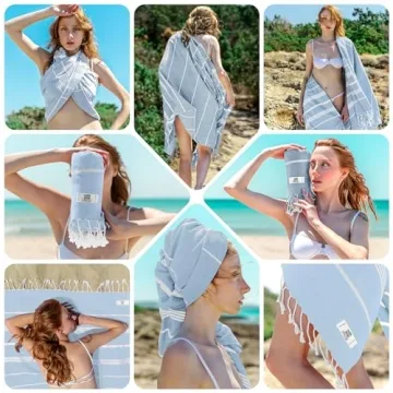 EPHESUS Turkish Beach Towel - Lightweight Quick Dry