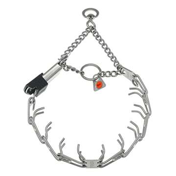Herm Sprenger Stainless Steel Dog Collar with ClickLock Buckle for Effective Training