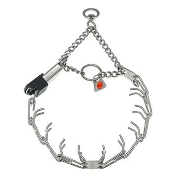 Herm Sprenger Stainless Steel Dog Collar with ClickLock Buckle for Effective Training