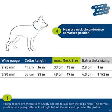 Herm Sprenger Prong Collar with Quick Release for Dogs