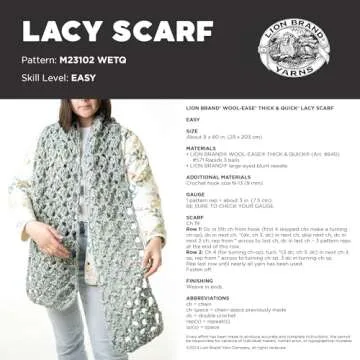 Lion Brand Wool-Ease Thick & Quick Yarn - Soft Bulky Yarn