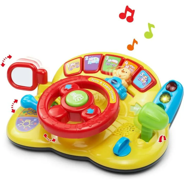 VTech Turn and Learn Driver - Interactive Toy for Toddlers