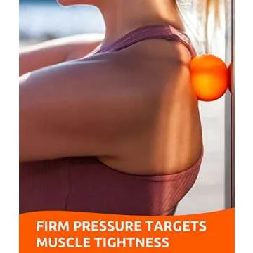 Lacrosse Massage Ball Therapy Set - Myofascial Release & Pain Relief 2 Pack