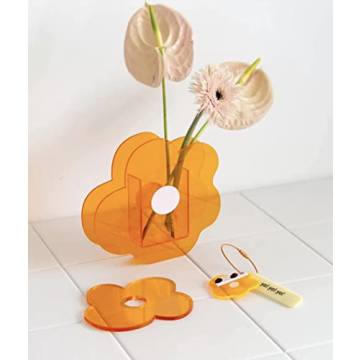 Stylish BLOFLO Acrylic Flower Vase for Home and office