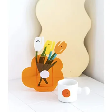 Stylish BLOFLO Acrylic Flower Vase for Home and office