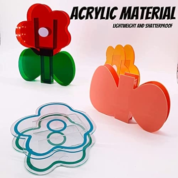 Stylish BLOFLO Acrylic Flower Vase for Home and office