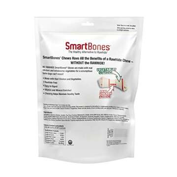 SmartBones Mini Bones with Real Chicken 56 Count, Rawhide-Free Chews for Dogs