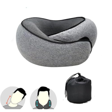 YOECO 2024 Memory Foam Travel Neck Pillow – Ultimate Comfort on the Go