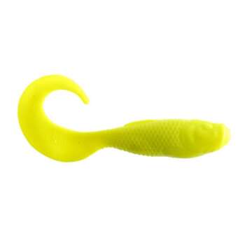 Berkley Gulp! Swimming Mullet Soft Bait - Chartreuse - 4in | 10cm - Inshore