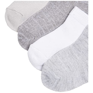 Hanes Baby Ultimate Flexy Ankle Socks 8-Pack Grey