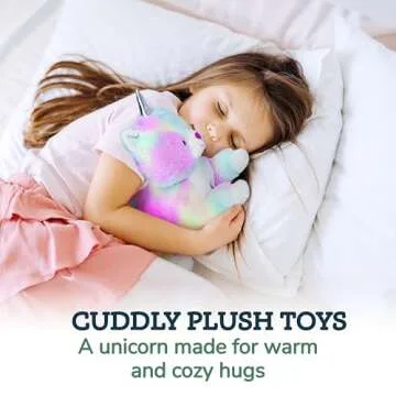 PixieCrush Unicorn Cat Plushie for Girls Ages 3-8