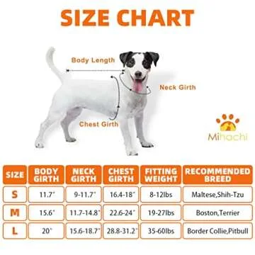 Mihachi Dog Sweater - Winter Coat Apparel Clothes with Colorful Stripes for Cold Weather