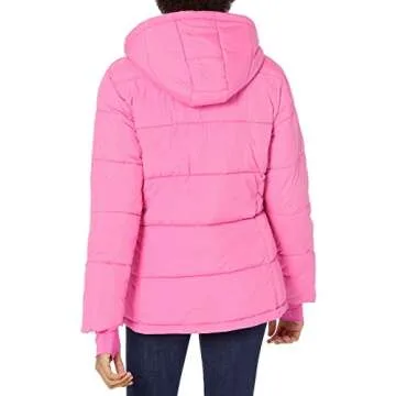 Amazon Essentials Women's Heavyweight Quilted Hooded Coat