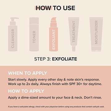 Paula’s Choice CALM 1% Sensitive Skin BHA Exfoliant, Salicylic Acid Lotion for Large, Clogged Pores, Calms + Soothes Redness, Suitable for Rosacea-Prone & Eczema-Prone Skin, Fragrance-Free, 3.3 Fl Oz