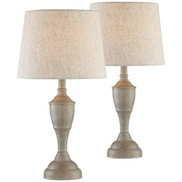 Rustic Farmhouse Accent Table Lamps Set of 2 by 360 Lighting