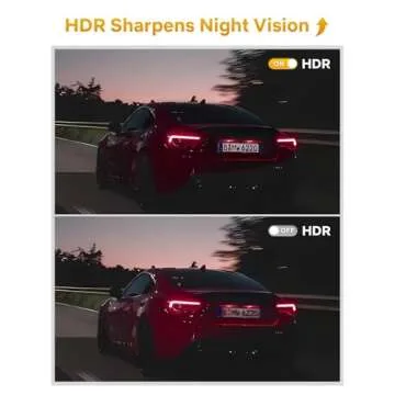 GKU 4K Dash Cam Front and Rear | Night Vision, GPS, WiFi