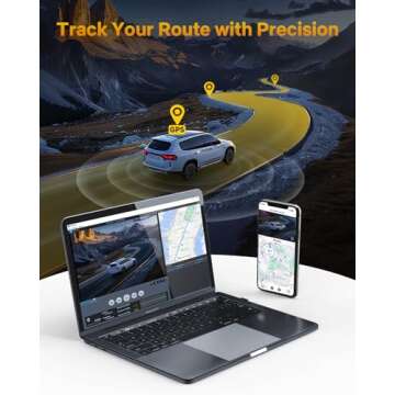 GKU 4K Dash Cam Front and Rear | Night Vision, GPS, WiFi