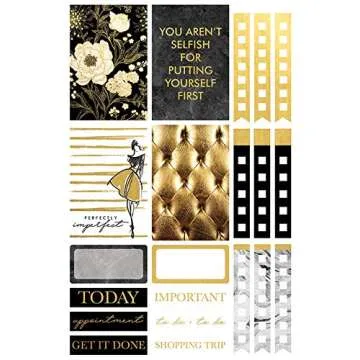 Stylish Planner Stickers for Fun Organization - 3-Pack