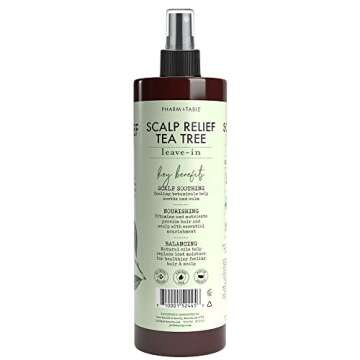 Scalp Relief Tea Tree Leave-In Conditioner, Relieve Itchy, Dry Scalp, Detangles Hair, 240ml/8 fl oz