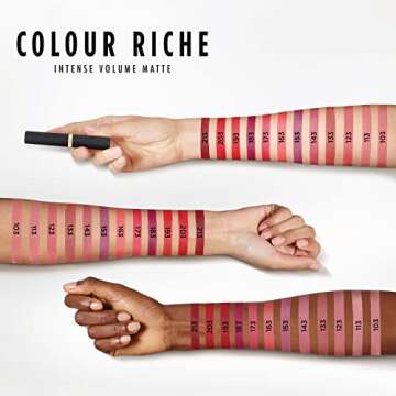 L’Oréal Paris Colour Riche Intense Volume Matte Lipstick, Lip Color Infused with Hyaluronic Acid for up to 16hr All Day Comfort, Le Nude Independant, 0.06 Oz