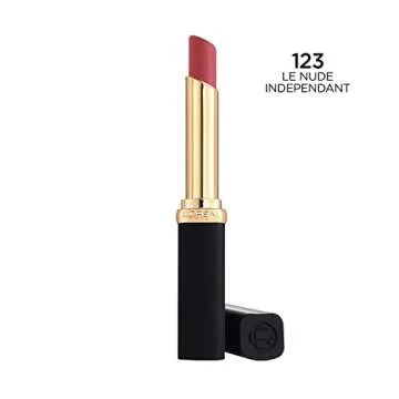 L’Oréal Paris Colour Riche Intense Volume Matte Lipstick, Lip Color Infused with Hyaluronic Acid for up to 16hr All Day Comfort, Le Nude Independant, 0.06 Oz