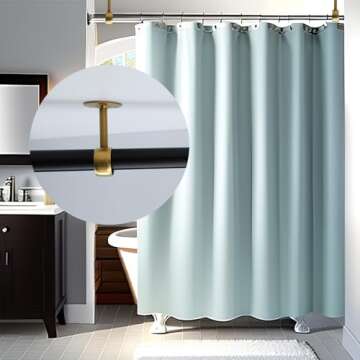 Coshar 4 PCS 1-1/2 Inch(38mm) Dia. Heavy Duty Stainless Steel Shower Curtain Closet Curtain Rod Holder Ceiling-Mounted & Wall-Mounted Bracket Closet Pole Flange Sockets Drapery Rods Supports - Gold