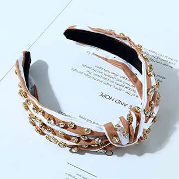 Stylish FEDANS Jeweled Headband for Women and Girls