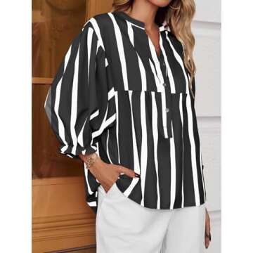 Trendy Tankaneo Puff Sleeve Blouse for Summer Fashion
