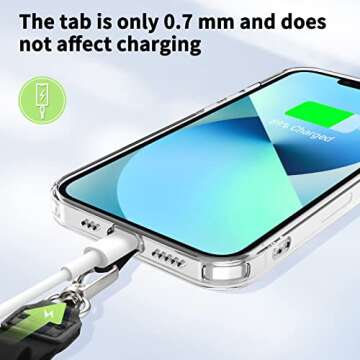 CACOE Phone Lanyard 2 Pcs Adjustable Neck Strap,4 Pcs Patches,Universal Crossbody Multifuctional Patch Cell Phone Lanyards Compatible with Most Smartphones(Black+Green)