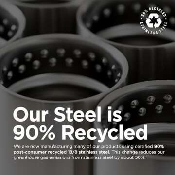 Klean Kanteen Single Wall Stainless Steel Cups, Pint Glasses in 16oz, 4 pack