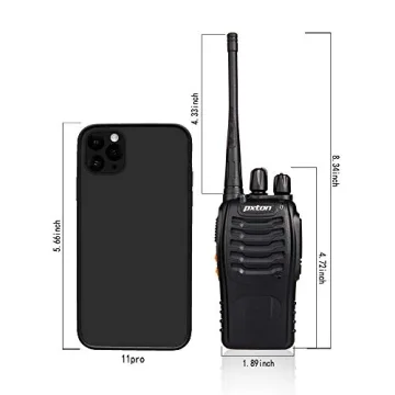 Pxton Long Range Two Way Radios with Headphones - 6 Pack