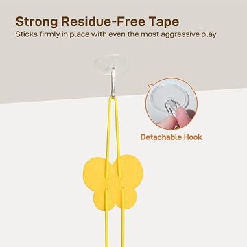 Potaroma Interactive Cat Feather Toys for Endless Fun