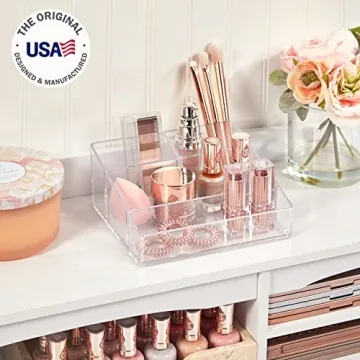 Compact STORi Clear Plastic Makeup Organizer for Safe Storage