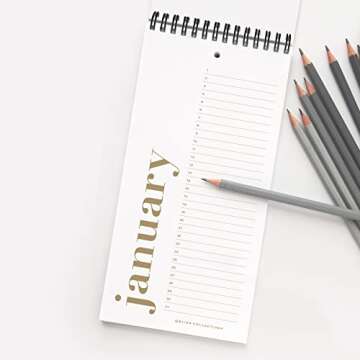 Bliss Collections Perpetual Calendar for Important Dates