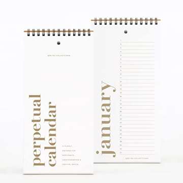 Bliss Collections Perpetual Calendar for Important Dates