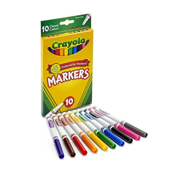 Crayola Fine Line Markers - Assorted Colors, 20 Count Set